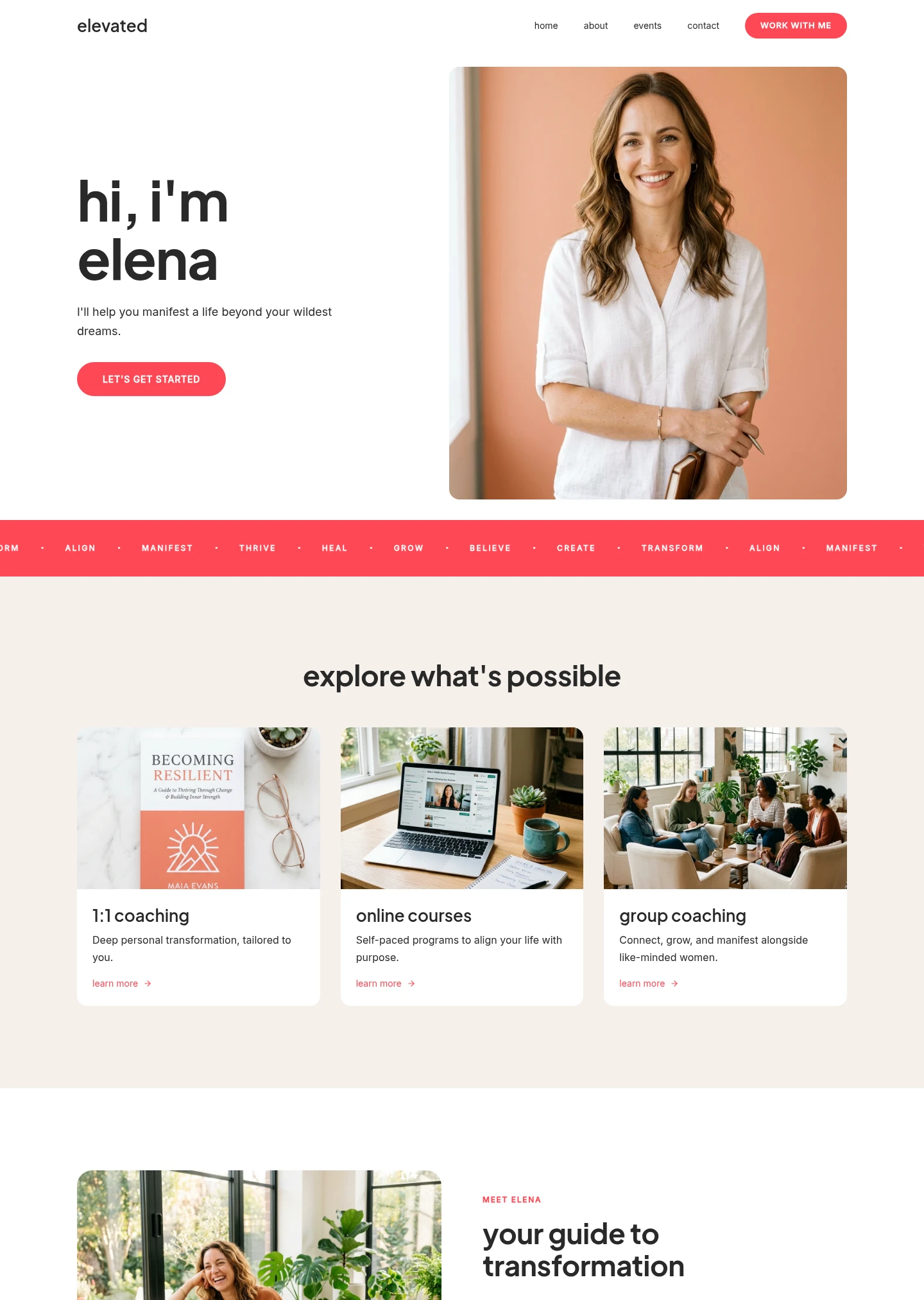 Tempera website design style preview